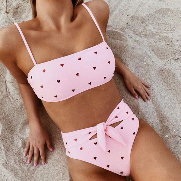 print heart swimsuit pink bikini female micro bikini set polka dot swimwear women bathing suit low waist bandage beach wear, White;black
print heart swimsuit pink bikini female micro bikini set polka dot swimwear women bathing suit low waist bandage beach wear, White;black