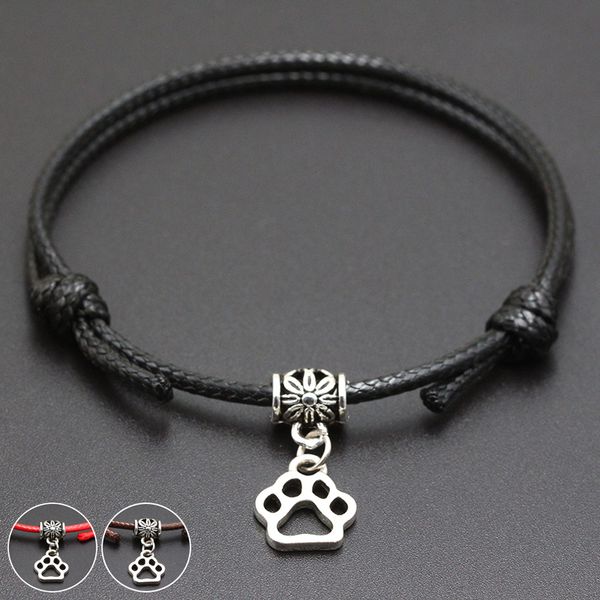 fashion dog pendants red thread string bracelet lucky black coffee handmade rope bracelet for women men jewelry lover couple, Golden;silver
fashion dog pendants red thread string bracelet lucky black coffee handmade rope bracelet for women men jewelry lover couple, Golden;silver
