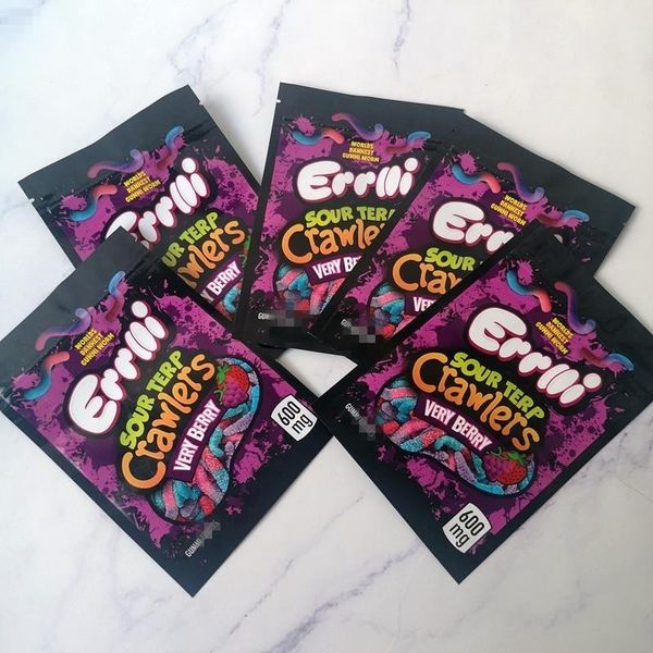 new arrival 600mg errlli sour terp crawlers maylar bag dankest gummi worm mylar bags smell proof very berry packaging bags
new arrival 600mg errlli sour terp crawlers maylar bag dankest gummi worm mylar bags smell proof very berry packaging bags