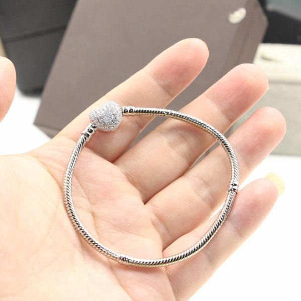 classical pando fine jewelry real 100% 925 sterling silver pave white sapphire cz diamond women bangle heart bracelet gift, Golden;silver
classical pando fine jewelry real 100% 925 sterling silver pave white sapphire cz diamond women bangle heart bracelet gift, Golden;silver