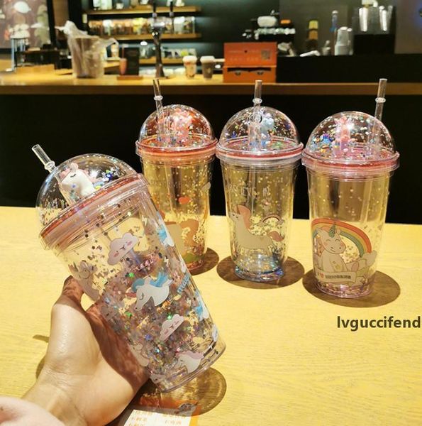 the latest 15.2oz unicorn double stereo straw plastic cup creative fashion water cup, support custom logo
the latest 15.2oz unicorn double stereo straw plastic cup creative fashion water cup, support custom logo