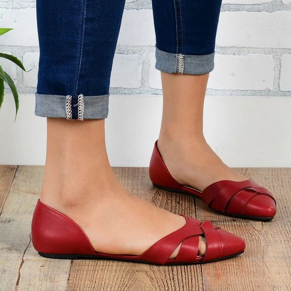 new women flats shoes slip on hollow out pointed toe ladies loafers comfortable casual female shoes plus size zapatos mujer, Black
new women flats shoes slip on hollow out pointed toe ladies loafers comfortable casual female shoes plus size zapatos mujer, Black