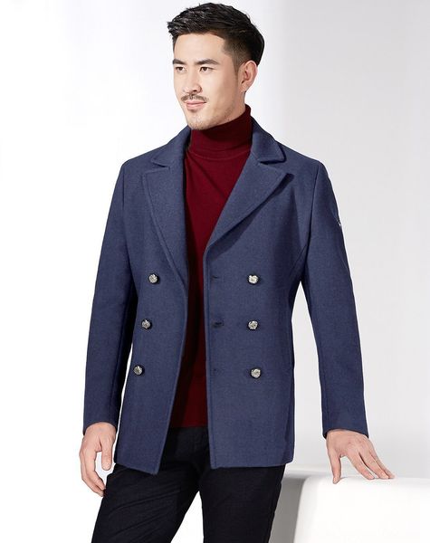 new woolen coat autumn and winter men's solid color fashion business coat woolwool wool winter clothing men's 950, Black
new woolen coat autumn and winter men's solid color fashion business coat woolwool wool winter clothing men's 950, Black