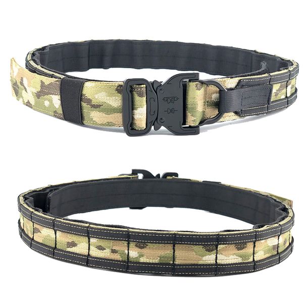 molle belt tactical training battle belt multicam army combat double layer cs hunting fighter men shooting, Black;gray
molle belt tactical training battle belt multicam army combat double layer cs hunting fighter men shooting, Black;gray