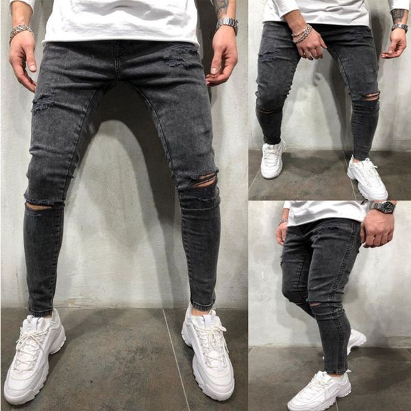 mens black jeans cool skinny ripped stretch slim elastic denim pants large size for male spring summer autumn hip hop streetwear, Blue
mens black jeans cool skinny ripped stretch slim elastic denim pants large size for male spring summer autumn hip hop streetwear, Blue