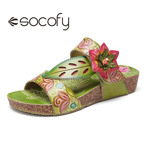 socofy women bohemia style cowhide shoes floral wedge casual beach outdoor slippers ladies slip-on opened toe sandals 2020, Black
socofy women bohemia style cowhide shoes floral wedge casual beach outdoor slippers ladies slip-on opened toe sandals 2020, Black