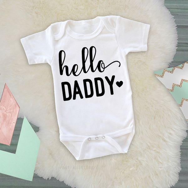 newborn toddler infant baby boys girls short sleeve cute print letter hello daddy jumpsuit clothes outfits white, Blue
newborn toddler infant baby boys girls short sleeve cute print letter hello daddy jumpsuit clothes outfits white, Blue