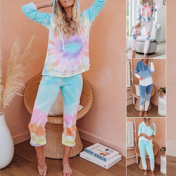 2020 europe and america new style women's tracksuit piece multi-color long hoodie tie-dye pajamas women's, Black;red
2020 europe and america new style women's tracksuit piece multi-color long hoodie tie-dye pajamas women's, Black;red