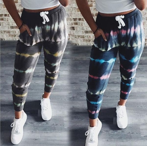 2020 new striped tie-dyed printed lace-up sports pants slim fit sports pants for women, Black;white
2020 new striped tie-dyed printed lace-up sports pants slim fit sports pants for women, Black;white