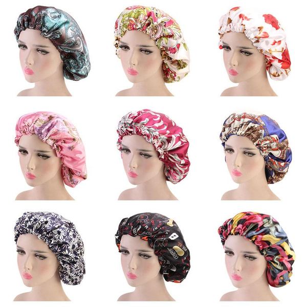 women durag turban hats girls silky durags cap hair cover accessories double layer du-rag wave caps rags floral bonnet salon hat new, Blue;gray
women durag turban hats girls silky durags cap hair cover accessories double layer du-rag wave caps rags floral bonnet salon hat new, Blue;gray