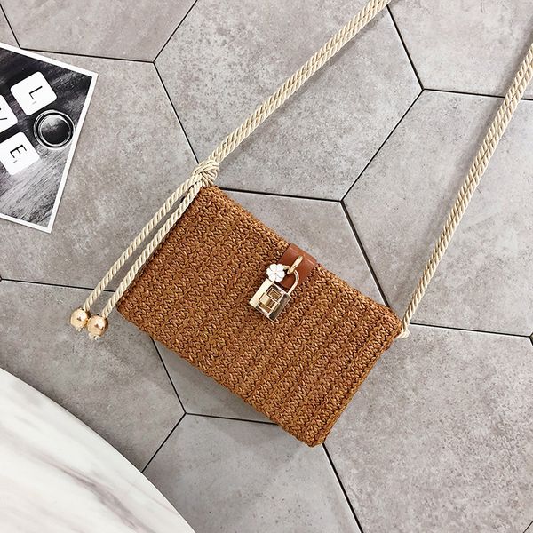 women's handbags retro fresh style box trunk bags fashion summer straw weave lock beach bags female messenger #35
women's handbags retro fresh style box trunk bags fashion summer straw weave lock beach bags female messenger #35