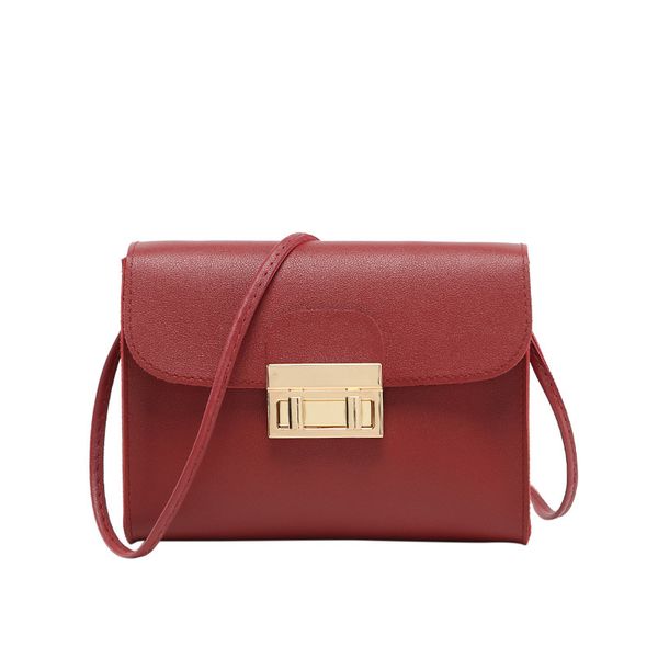 fashion women's mini bag 2020 summer new style lock buckle shoulder bag messenger crossbody handbag #15
