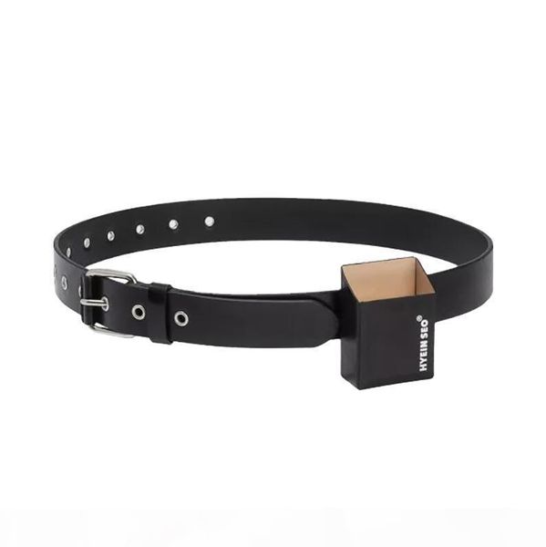 hyein seo 19ss tobacco box belt removable waistband and leg ring three-piece suit function matching waistband, Black;brown
hyein seo 19ss tobacco box belt removable waistband and leg ring three-piece suit function matching waistband, Black;brown