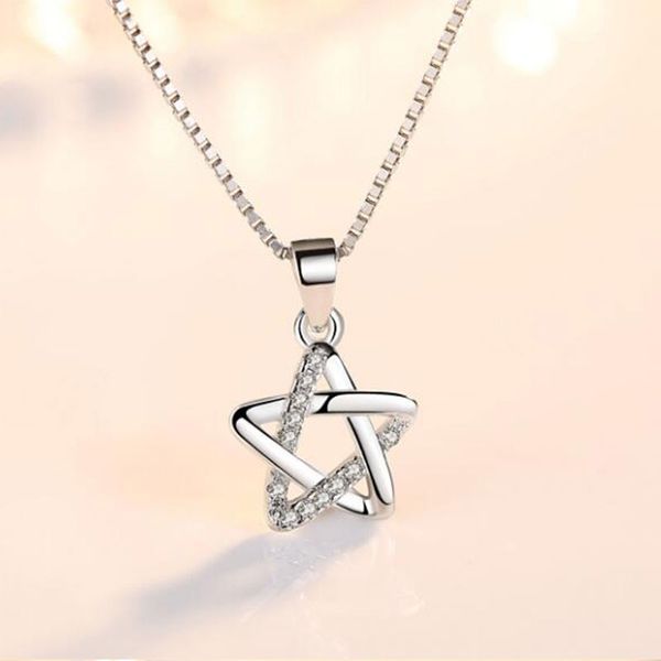hollow pentagram pendant necklace zircon necklace jewelry for women fashion charm jewelry gifts s-n204, Silver
hollow pentagram pendant necklace zircon necklace jewelry for women fashion charm jewelry gifts s-n204, Silver