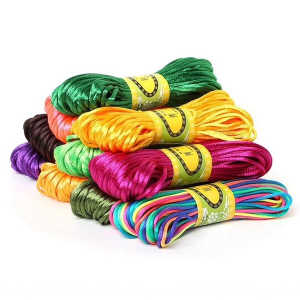 diy handmade jewelry line strip material diy chinese knot bracelet/chinese knot line 2.5mm colorful korean silk about 20 m/tie, Silver
diy handmade jewelry line strip material diy chinese knot bracelet/chinese knot line 2.5mm colorful korean silk about 20 m/tie, Silver