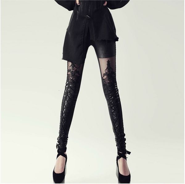 women leggings 2020 fashion punk black faux leather gothic lace bohemian stitching legging women slim capris leather pants
women leggings 2020 fashion punk black faux leather gothic lace bohemian stitching legging women slim capris leather pants