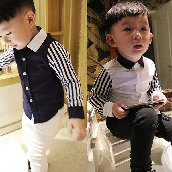 2020 korean new autumn boys' long-sleeved shirt 2-6 years old babies' children's shirt western trend, White;black
2020 korean new autumn boys' long-sleeved shirt 2-6 years old babies' children's shirt western trend, White;black