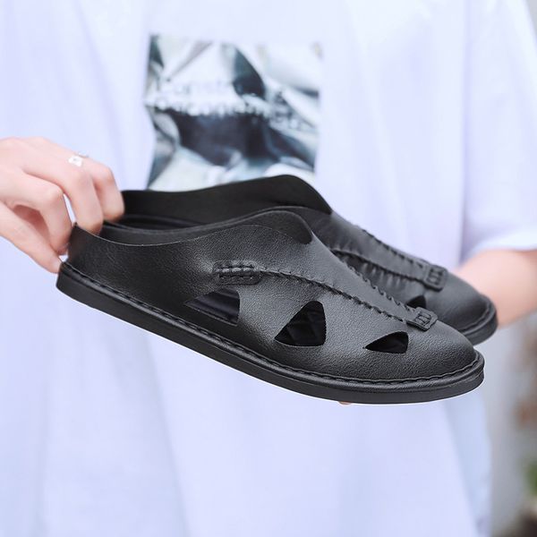 praia de mountain couro male outdoor footwear flower slippers slip comfort hollow sandales in man s masculina waterproof rubber, Black
praia de mountain couro male outdoor footwear flower slippers slip comfort hollow sandales in man s masculina waterproof rubber, Black
