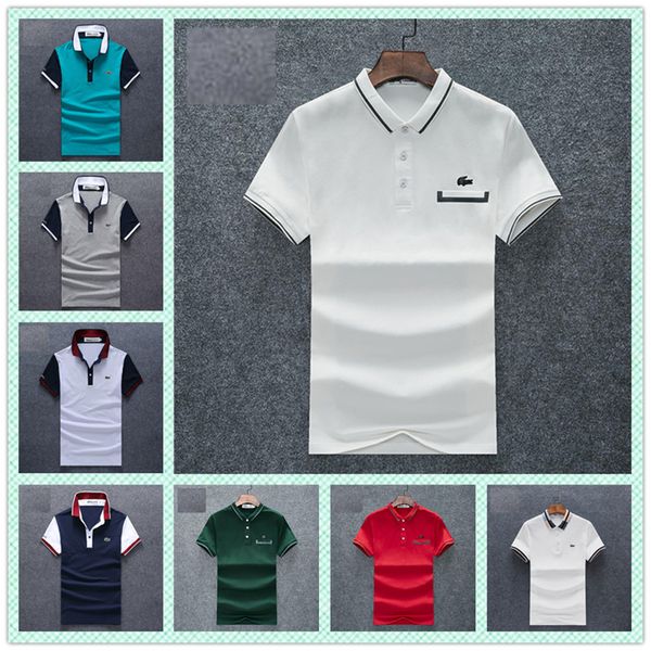 new brand polos mens printed polo shirts cotton short men's clothing sleeve camisas polo casual stand collar male polo shirt, White;black
new brand polos mens printed polo shirts cotton short men's clothing sleeve camisas polo casual stand collar male polo shirt, White;black