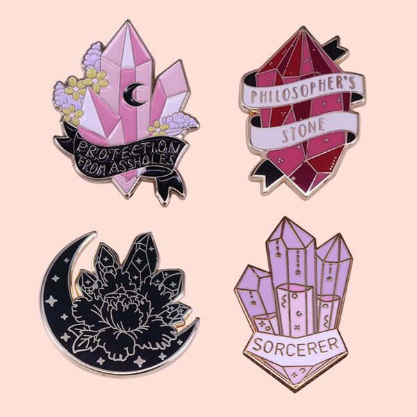 zf1403 magic crystal cartoon clothing accessories metal enamel badge buttons brooch anime lovers denim shirt lapel pins, Gray
zf1403 magic crystal cartoon clothing accessories metal enamel badge buttons brooch anime lovers denim shirt lapel pins, Gray