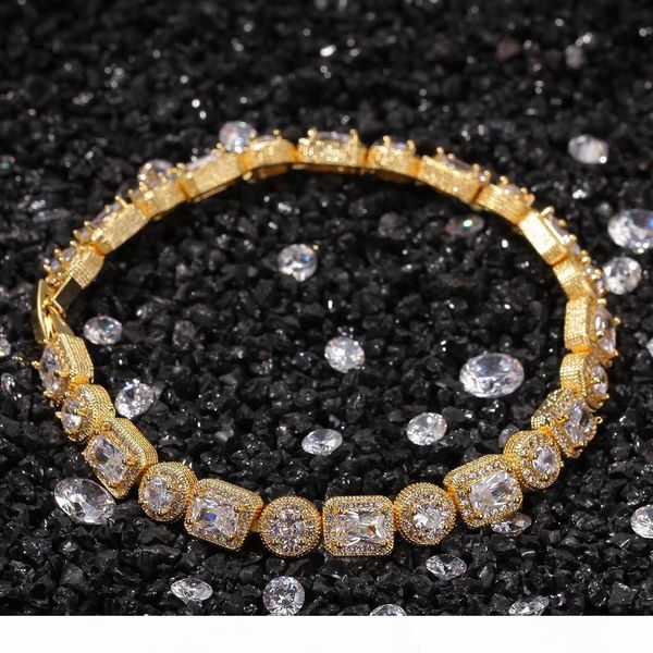 new fashion 18k gold designer luxury bling diamond mens bracelet round square cz cubic zirconia hip hop street rapper jewelry gifts for men, Black
new fashion 18k gold designer luxury bling diamond mens bracelet round square cz cubic zirconia hip hop street rapper jewelry gifts for men, Black