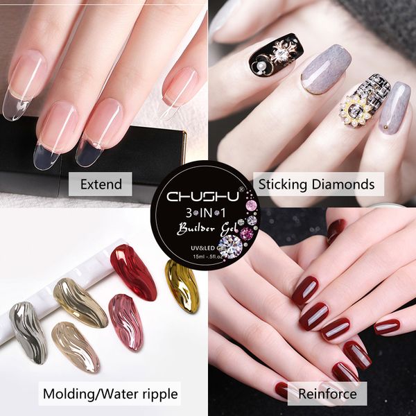 chunshu professional builder gel for nail extension super sticky uv gel nail polish crystal adhesives glue uv art, Red;pink
chunshu professional builder gel for nail extension super sticky uv gel nail polish crystal adhesives glue uv art, Red;pink