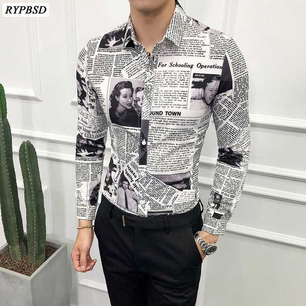 fashion casual mens dress shirt long-sleeved spring autumn new -5xl printing newspaper slim personality youth tuxedo shirt men, White;black
fashion casual mens dress shirt long-sleeved spring autumn new -5xl printing newspaper slim personality youth tuxedo shirt men, White;black
