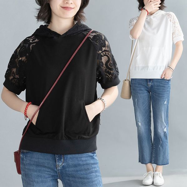fair t-shirt creativity spliced lace casual minimalism casual snug short sleeves women dm001, White
fair t-shirt creativity spliced lace casual minimalism casual snug short sleeves women dm001, White