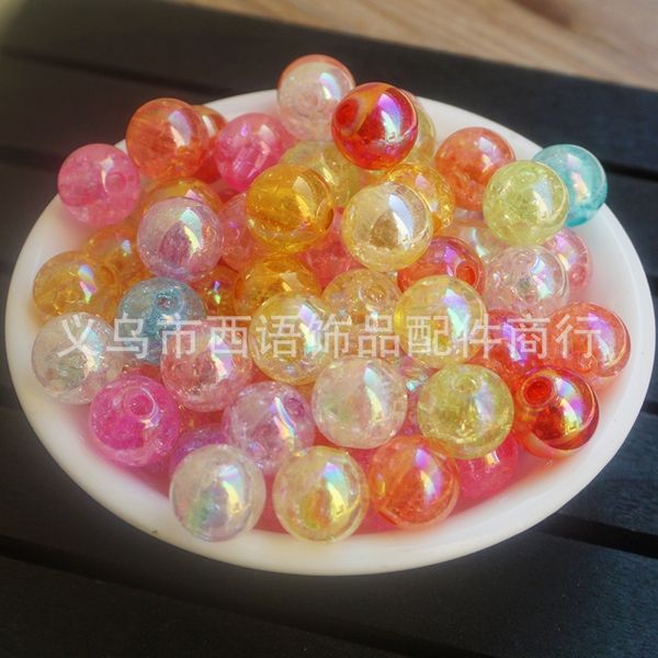 ab color internal broken acrylic diy magic ice crack magic color crack acrylic beads round beads diy children's jewelry materials, Slivery;white
ab color internal broken acrylic diy magic ice crack magic color crack acrylic beads round beads diy children's jewelry materials, Slivery;white