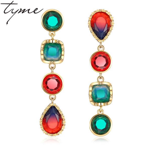 tyme 2017 earrings fashiom jewelry vintage crystal long earrings women jewelry for party and gift boucles d'oreille spendientes, Golden;silver
tyme 2017 earrings fashiom jewelry vintage crystal long earrings women jewelry for party and gift boucles d'oreille spendientes, Golden;silver