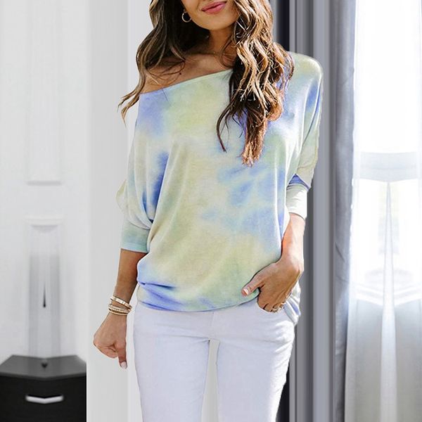 2020 tie dye print women t shirt autumn long sleeve o neck athleisure tee shirt gym fitness running yoga plus sizes, Black;blue
2020 tie dye print women t shirt autumn long sleeve o neck athleisure tee shirt gym fitness running yoga plus sizes, Black;blue