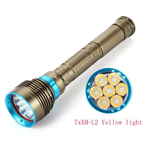 flashlights torches waterproof ip8 warm white diving led 7 x xm-l l2 7000 lumens tactical yellow / light torch
flashlights torches waterproof ip8 warm white diving led 7 x xm-l l2 7000 lumens tactical yellow / light torch