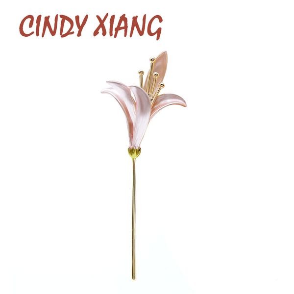 cindy xiang enamel lily flower brooches for women vivid elegant pin 2 colors available summer dress pin fashion jewelry new 2020, Gray
cindy xiang enamel lily flower brooches for women vivid elegant pin 2 colors available summer dress pin fashion jewelry new 2020, Gray