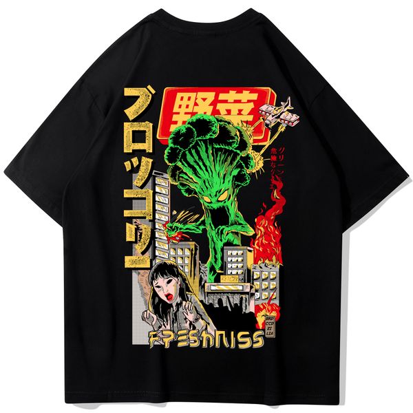 newness t-shirt men summer 2020 cartoon insane wild broccoli print tees short sleeve casual 100% cotton male t shirts xxxl, White;black
newness t-shirt men summer 2020 cartoon insane wild broccoli print tees short sleeve casual 100% cotton male t shirts xxxl, White;black