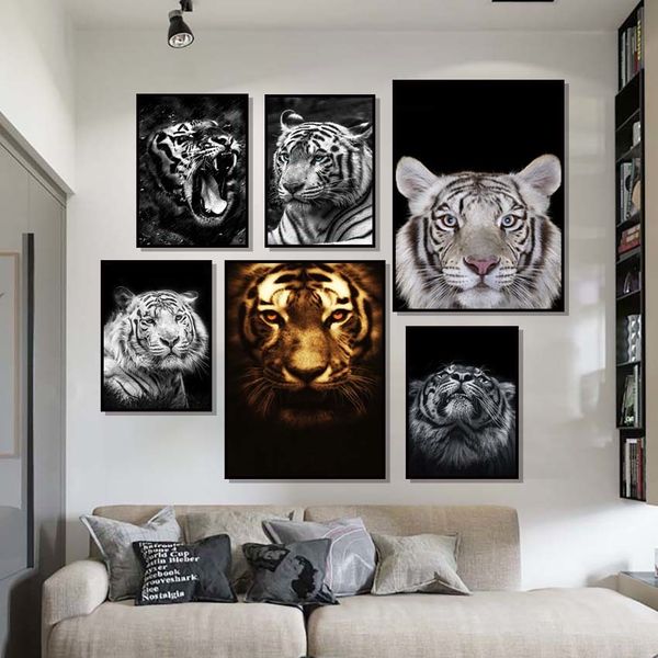 wild animal african art picture printed tiger canvas paitnings nordic scandinavian black white posters and prints wall art decor
wild animal african art picture printed tiger canvas paitnings nordic scandinavian black white posters and prints wall art decor