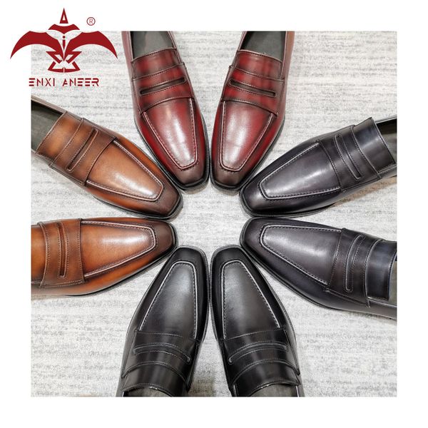 big sstyle 3 patina color 100% genuine cow leather shoes men loafer handmade shoes custom make, Black
big sstyle 3 patina color 100% genuine cow leather shoes men loafer handmade shoes custom make, Black