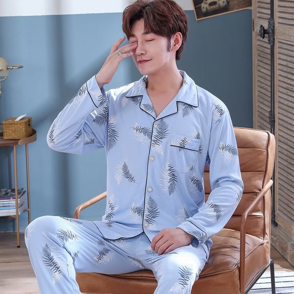 tqdvg pajamas spring and autumn cotton clothes clotheshome furnishing clothinglong-sleeved men's home clothes men's cotton autumn, Black;brown 
tqdvg pajamas spring and autumn cotton clothes clotheshome furnishing clothinglong-sleeved men's home clothes men's cotton autumn, Black;brown