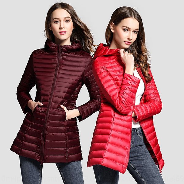 2019 new lightweight jacketcoat down jacket mid-length fashionable slim down jacket women's large size hooded coat, Black
2019 new lightweight jacketcoat down jacket mid-length fashionable slim down jacket women's large size hooded coat, Black