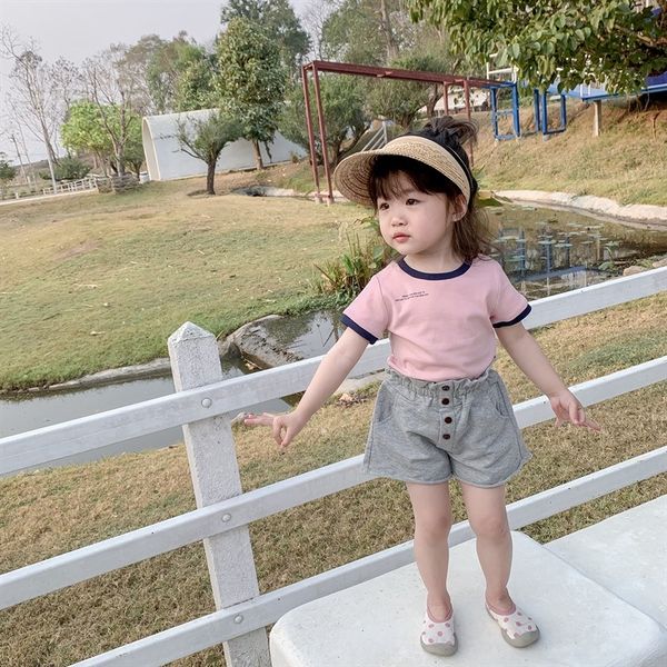 2020 korean style t- girl baby short sleeve fashion base coat t-shirt shirt top, Blue
2020 korean style t- girl baby short sleeve fashion base coat t-shirt shirt top, Blue