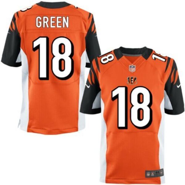 a.j. green #18 orange stitched football jerseys, Gray 
a.j. green #18 orange stitched football jerseys, Gray