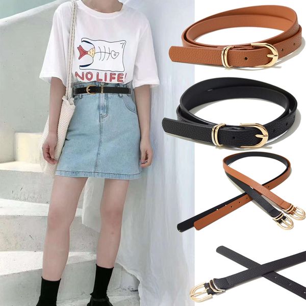 luxur 2020 new ladies imitation leather belt personality simple metal d-shaped pin buckle belt fashion wild decorative 1600, Black;brown
luxur 2020 new ladies imitation leather belt personality simple metal d-shaped pin buckle belt fashion wild decorative 1600, Black;brown