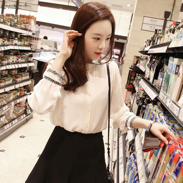womens shirt classic chiffon blouse regular fashion women casual long sleeve turn down casual button solid slim shirts 3, White
womens shirt classic chiffon blouse regular fashion women casual long sleeve turn down casual button solid slim shirts 3, White