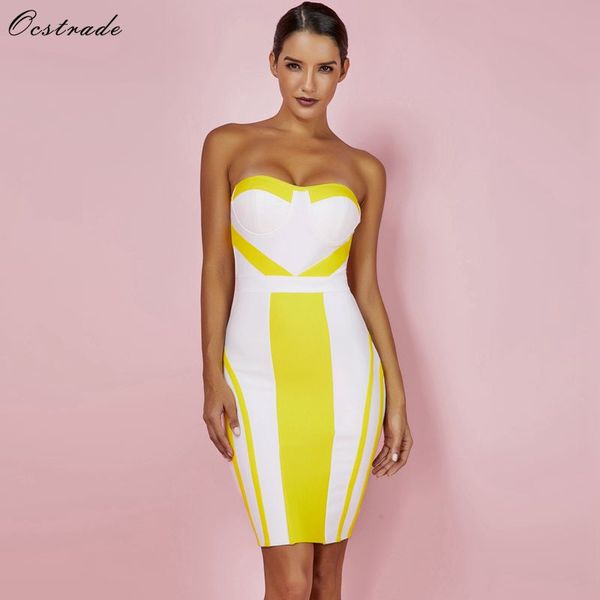ocstrade summer bandage dresses party 2020 new strapless bandage dress yellow bodycon womens mini dress rayon xl, Black;gray
ocstrade summer bandage dresses party 2020 new strapless bandage dress yellow bodycon womens mini dress rayon xl, Black;gray