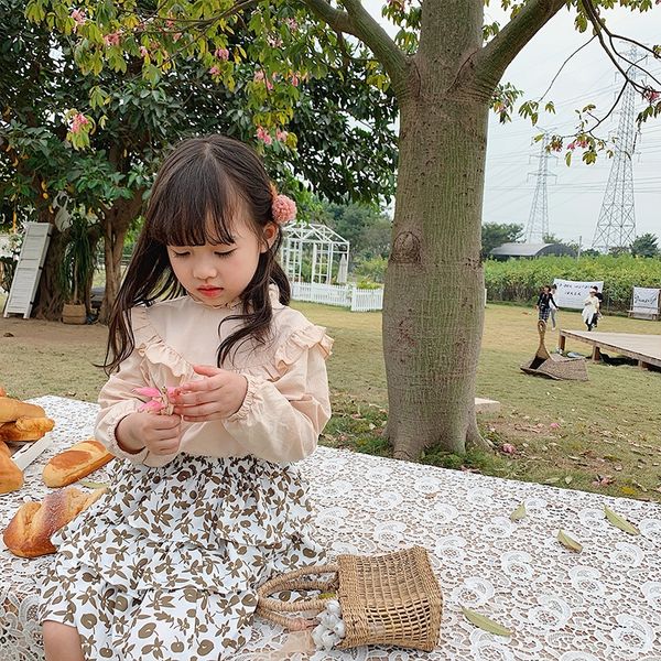 girls' autumn 2020 new sweet academic style shirt lapel long-sleeved shirt children's autumn all-match fashion, White;black
girls' autumn 2020 new sweet academic style shirt lapel long-sleeved shirt children's autumn all-match fashion, White;black
