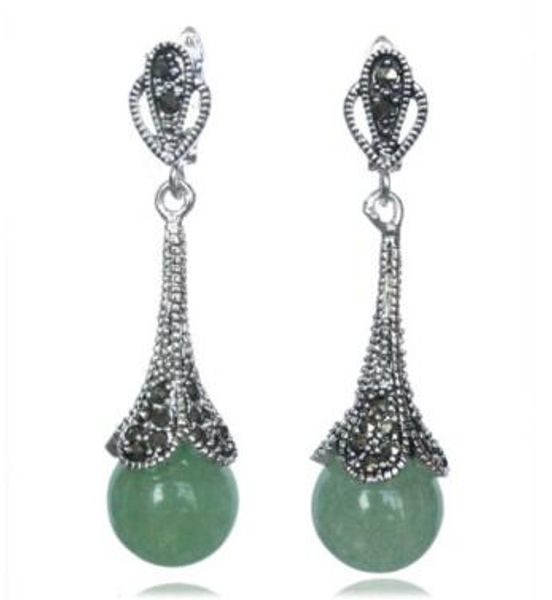 2020 new fashion for women ggod earings green coclor rare natural green natural stone beads marcasite earrings, Silver
2020 new fashion for women ggod earings green coclor rare natural green natural stone beads marcasite earrings, Silver