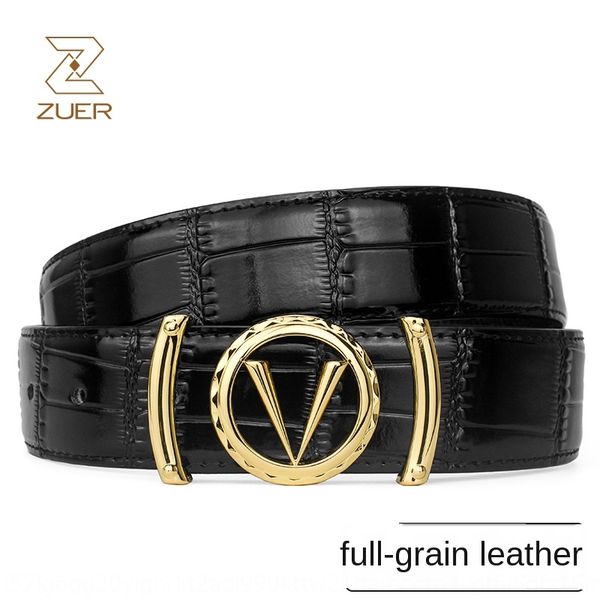 zuer men's crocodile pattern v-shaped female layer cowhide zuer men's crocodile belt belt belt, Black;brown
zuer men's crocodile pattern v-shaped female layer cowhide zuer men's crocodile belt belt belt, Black;brown