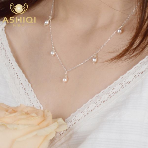 ashiqi real 925 sterling silver chain necklace for girl handmade freshwater pearl jewelry
ashiqi real 925 sterling silver chain necklace for girl handmade freshwater pearl jewelry