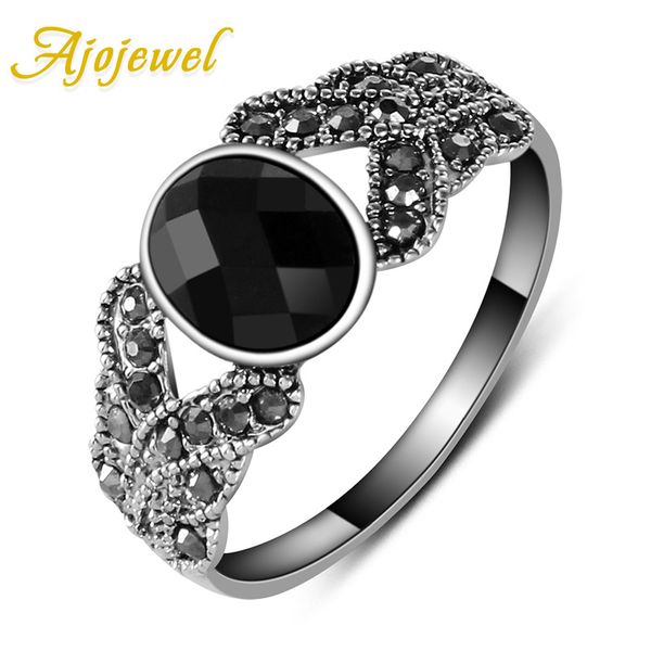ajojewel #6-9 retro style simple black resin ring for women, Golden;silver
ajojewel #6-9 retro style simple black resin ring for women, Golden;silver