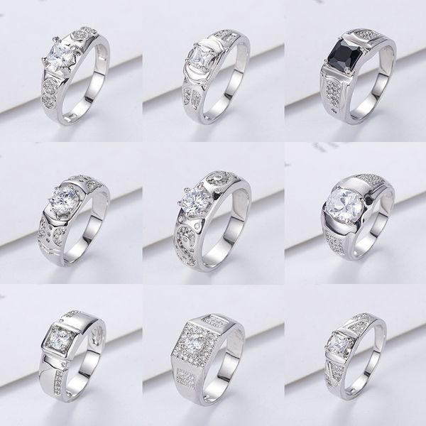 

Foreign trade hot sale European and American creative man and woman couple ring fashion wedding ring manufacturer hand decoration gift spot