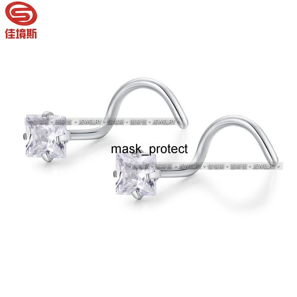 anti-allergy stainless steel human puncture square zircon 5-character s elbow nail nose ring jewelry, Golden;white
anti-allergy stainless steel human puncture square zircon 5-character s elbow nail nose ring jewelry, Golden;white